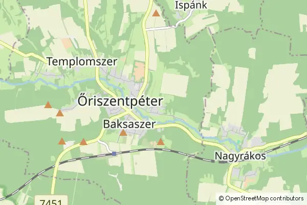 Mapa Őriszentpéter