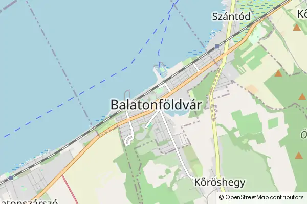 Mapa Balatonföldvár