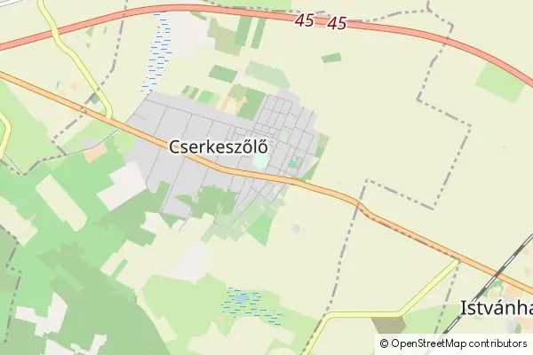 Mapa Cserkeszőlő