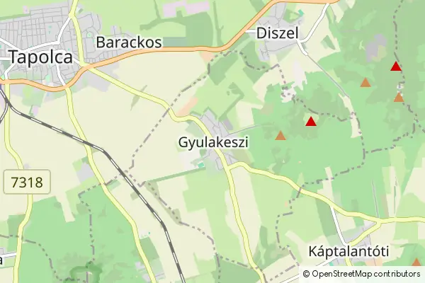 Mapa Gyulakeszi