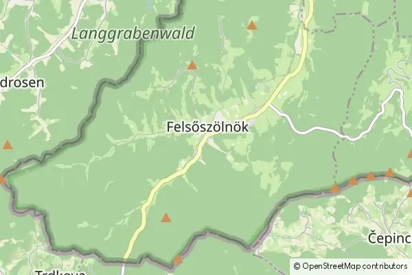 Mapa Felsőszölnök