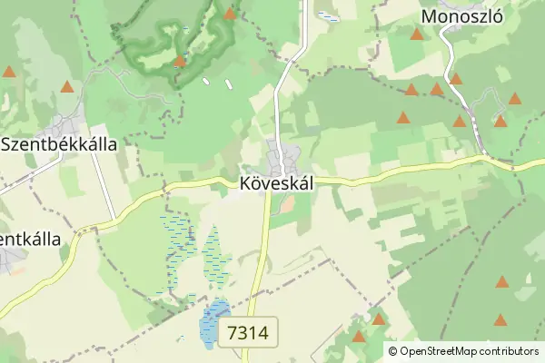 Mapa Köveskál