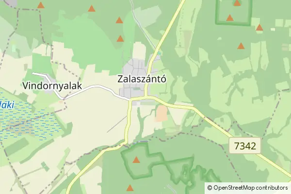 Mapa Zalaszántó