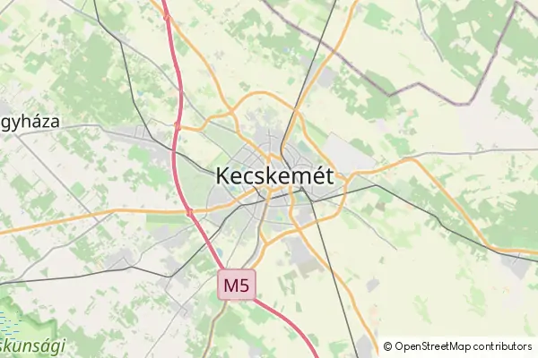 Mapa Kecskemét