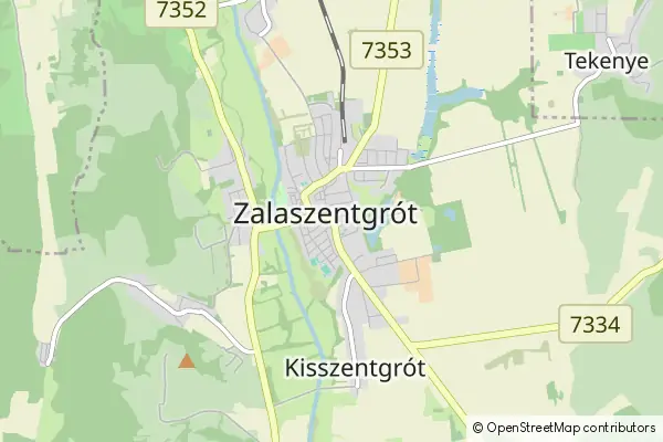 Mapa Zalaszentgrót