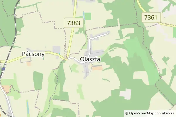 Mapa Olaszfa