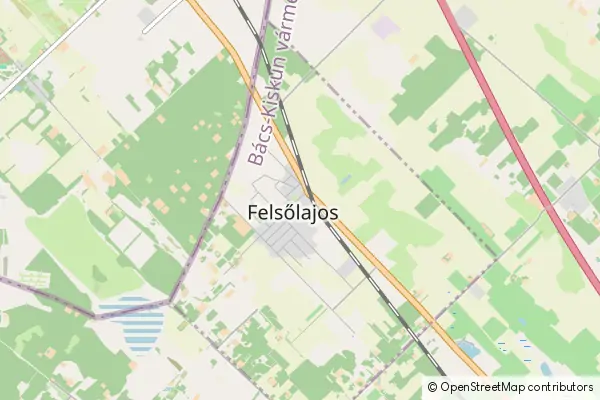 Mapa Felsőlajos