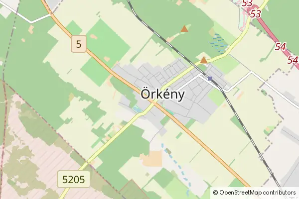 Mapa Örkény