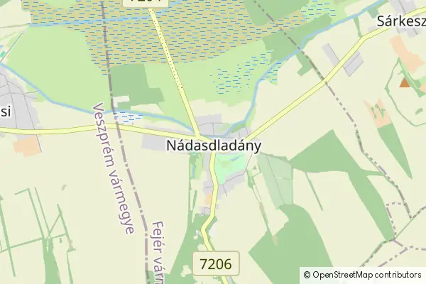 Mapa Nádasdladány