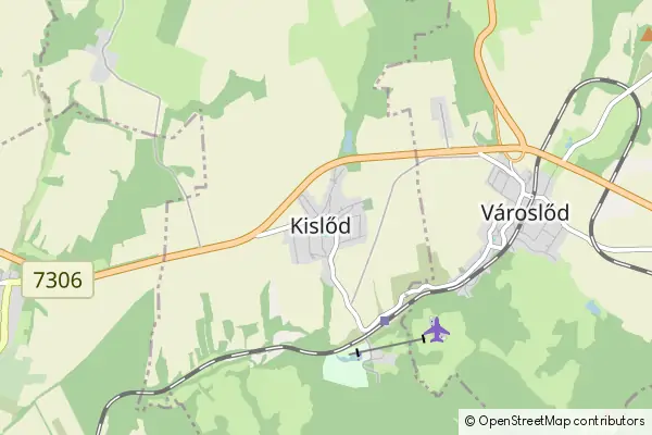 Mapa Kislőd