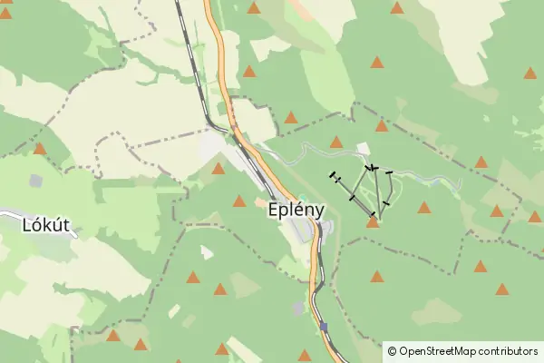 Mapa Eplény