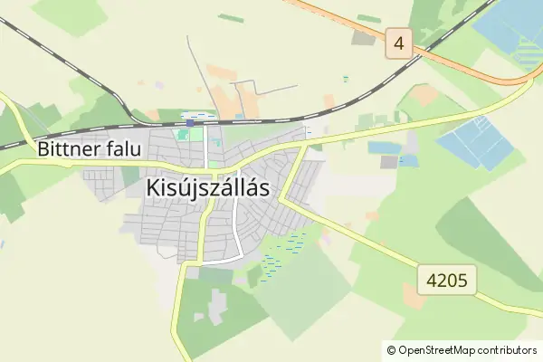 Mapa Kisújszállás