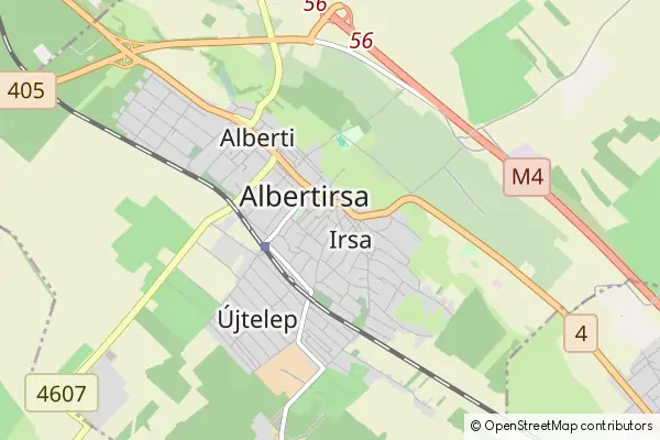 Mapa Albertirsa