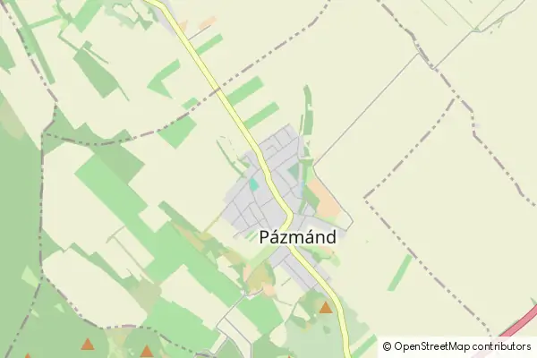 Mapa Pázmánd