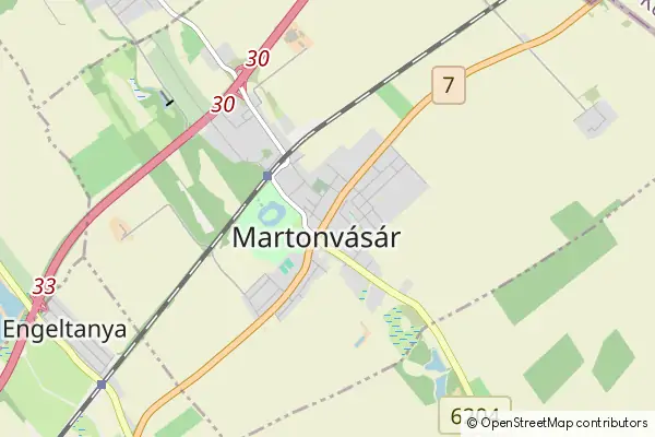 Mapa Martonvásár