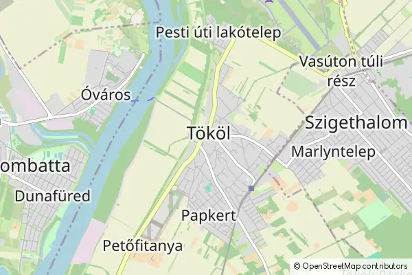 Mapa Tököl