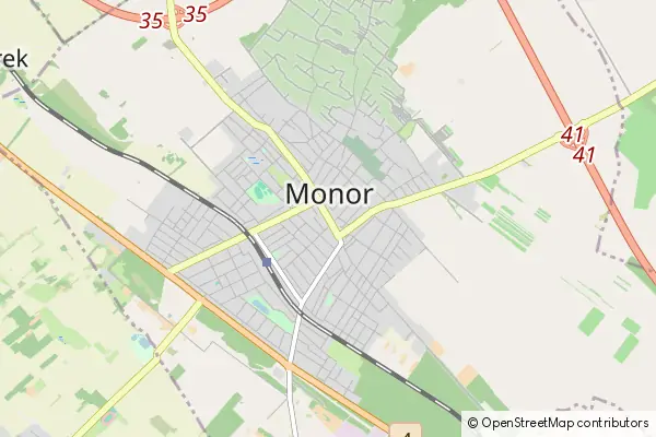 Mapa Monor