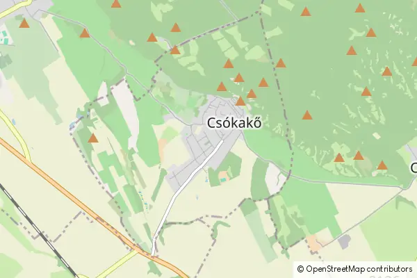 Mapa Csókakő