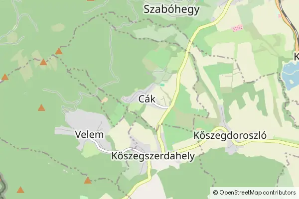 Mapa Cák