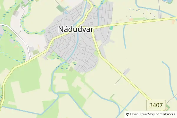 Mapa Nádudvar