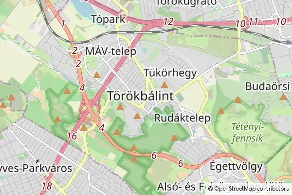 Mapa Törökbálint