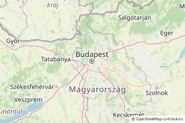 Mapa Budapeszt