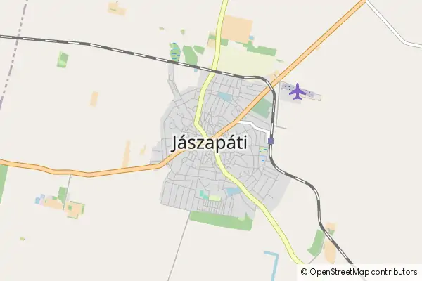 Mapa Jászapáti