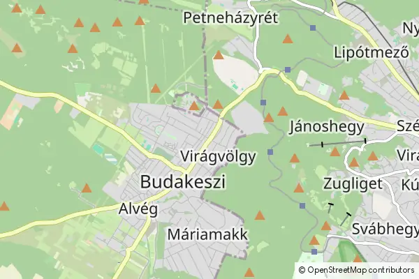 Mapa Budakeszi