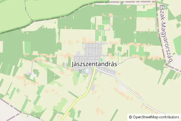 Mapa Jászszentandrás