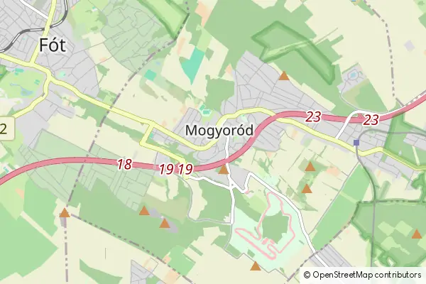 Mapa Mogyoród