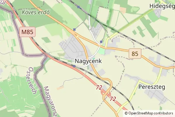 Mapa Nagycenk