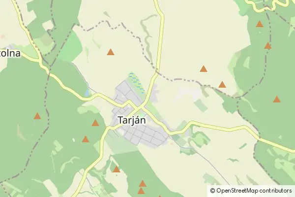 Mapa Tarján