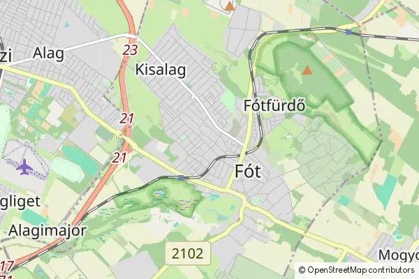 Mapa Fót