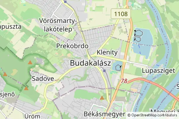 Mapa Budakalász