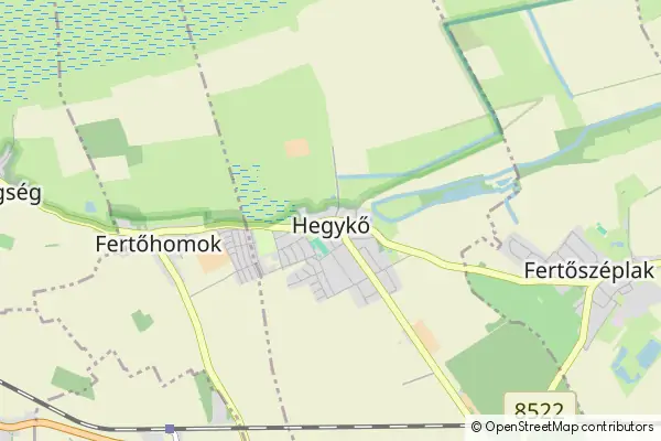 Mapa Hegykő