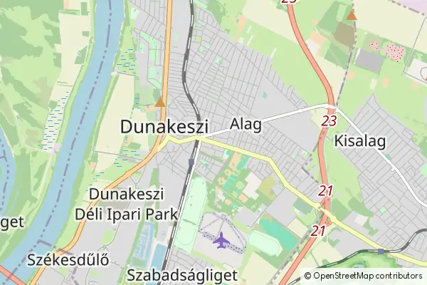 Mapa Dunakeszi