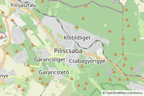 Mapa Piliscsaba