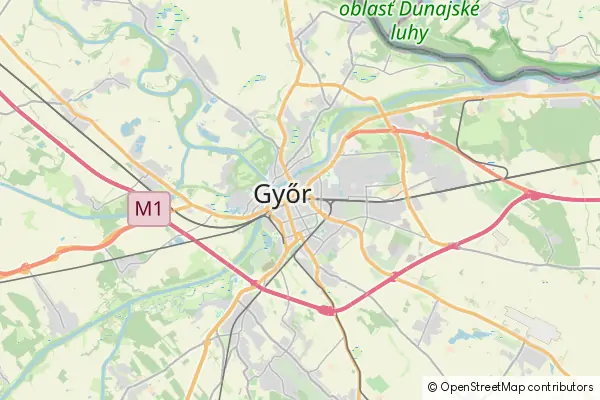 Mapa Győr