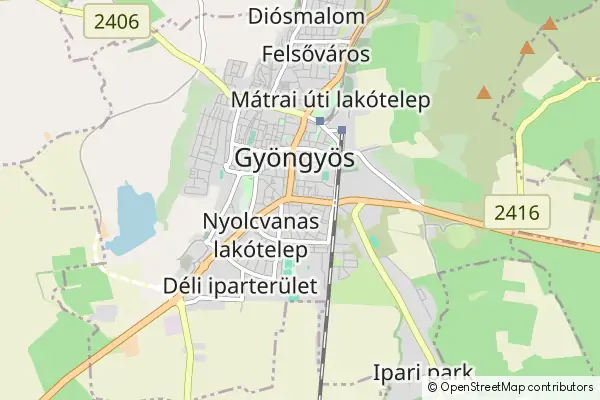 Mapa Gyöngyös