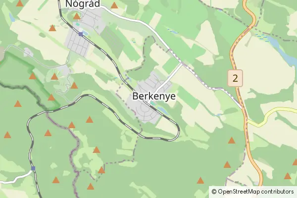 Mapa Berkenye