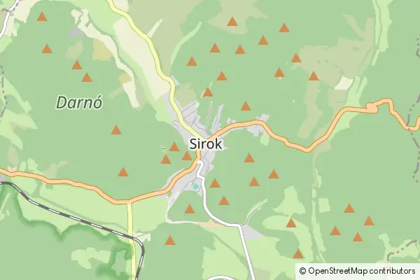 Mapa Sirok