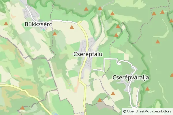 Mapa Cserépfalu