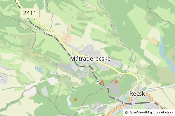 Mapa Mátraderecske