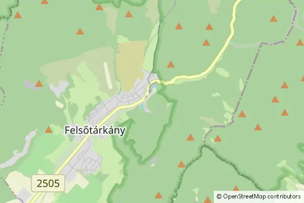 Mapa Felsőtárkány