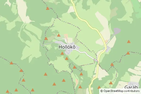 Mapa Hollókő