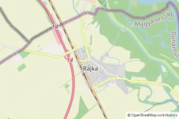 Mapa Rajka