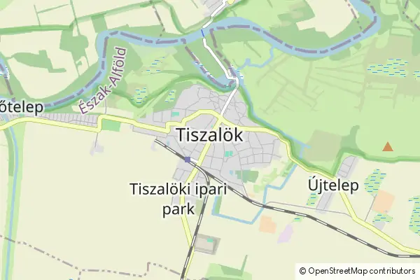 Mapa Tiszalök