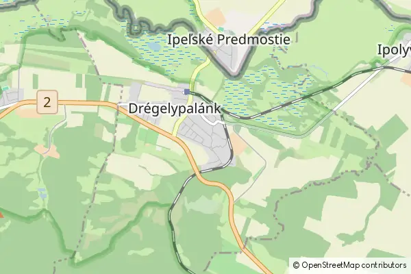 Mapa Drégelypalánk