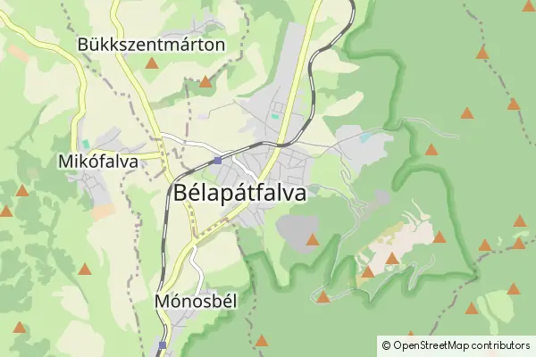 Mapa Bélapátfalva