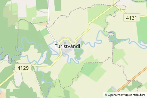 Mapa Túristvándi